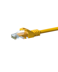 UTP CAT5e patchkabel 2m geel - 100% koper