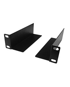 10" , L-beugel kast, 136 mm, 2-Pack, zwart