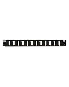 Front LC/SC 12 poorts zwart quad/duplex geschikt voor universele glasvezel lade
