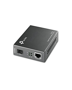 Glasvezel converter TP-Link MC220L t.b.v. SFP modules single-/multimode