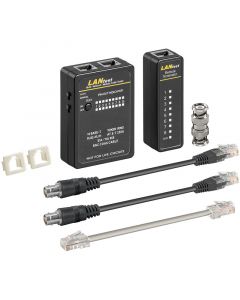 Netwerk kabel tester UTP, FTP, S/FTP en coaxiale netwerk kabels.