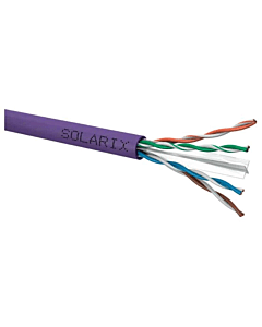 Solarix UTP CAT6 kabel met stugge kern 305m(Dca)