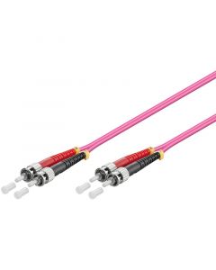 Glasvezel kabel ST-ST OM4 (laser optimized) 2 m