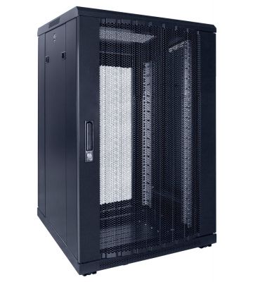 18U patchkast met geperforeerde voordeur (BxDxH) 600x600x1000mm