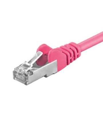 CAT5e FTP patchkabel 7,5m Roze