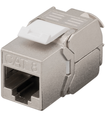 CAT8 STP Keystone Connector - Toolless
