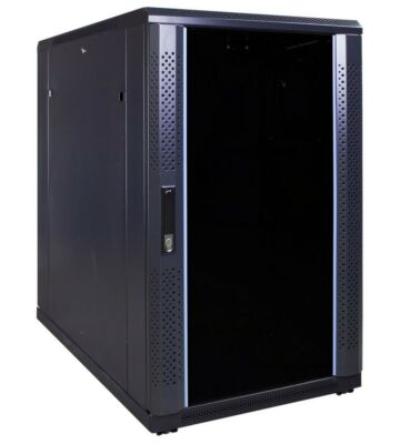 18U patchkast met glazen voordeur (BxDxH) 600x1000x1000mm