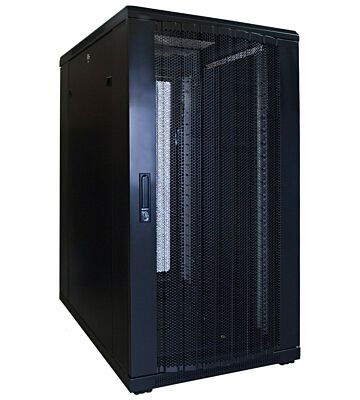 22U patchkast met geperforeerde voordeur (BxDxH) 600x800x1200mm