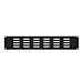 19 inch Ventilatie paneel Zwart - 2U