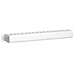 19 inch kabelgoot met afdekplaat 1U - wit