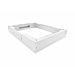 Sokkel voor 19 inch patchkasten 800x1000x150mm (BxDxH) - Wit