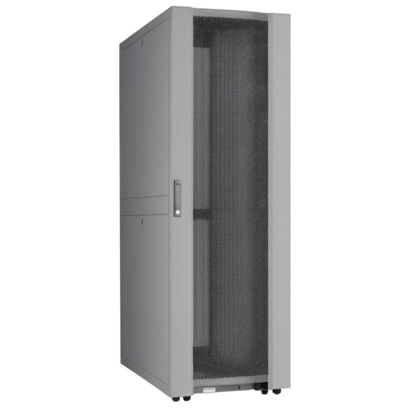 48U Datacenter patchkast met geperforeerde deur 800x1200x2250mm (BxDxH) Grijs
