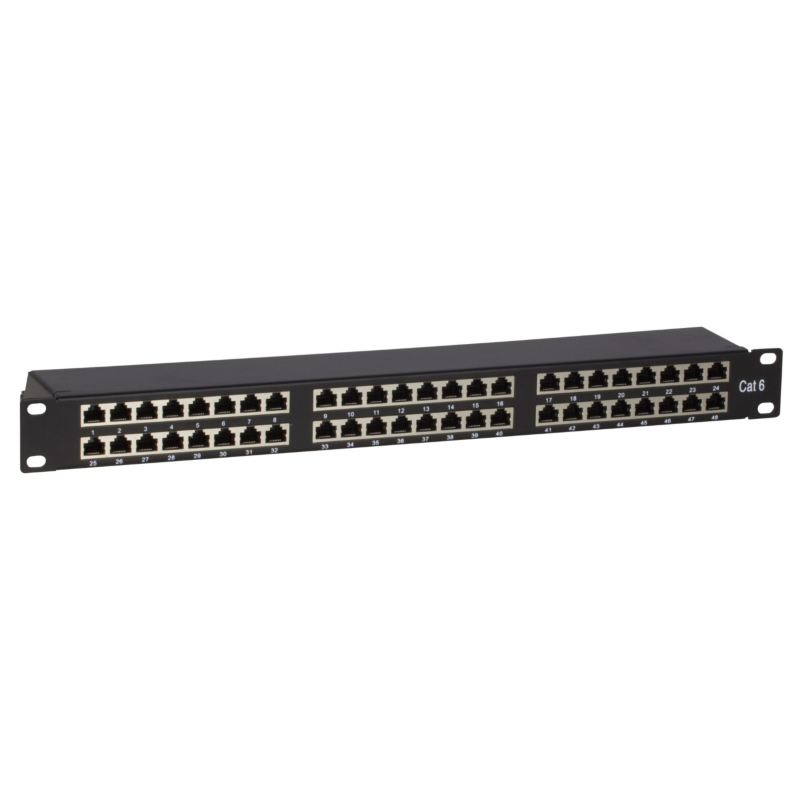 Patchpaneel Cat6 FTP 48 poorts