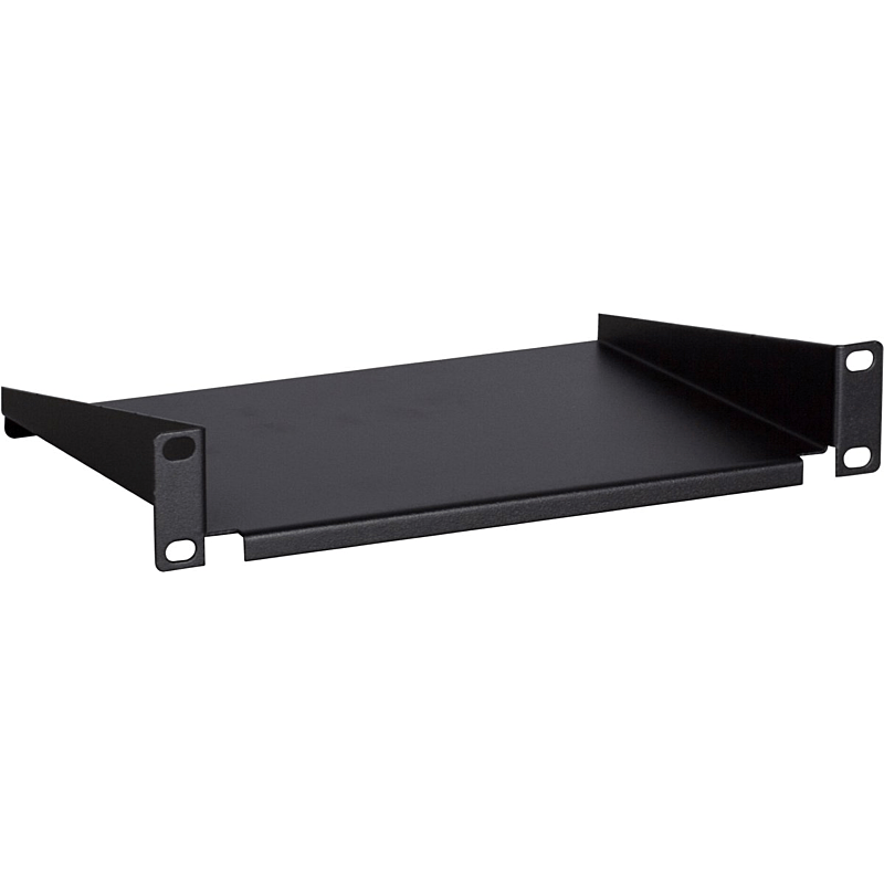 10" , legbord, 1U, 136 mm diep, zwart