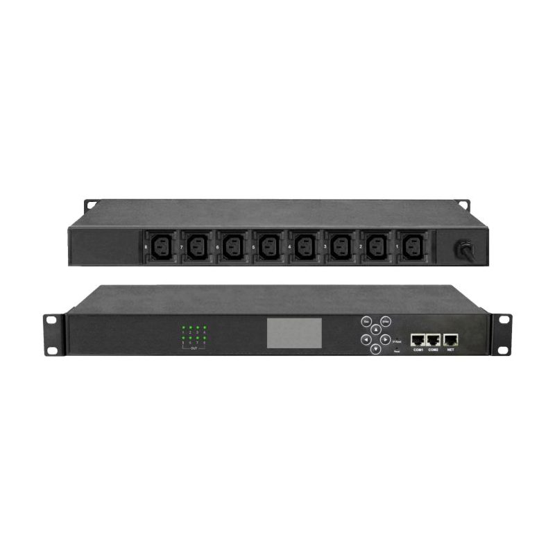 Smart stekkerdoos 19 inch ONLINE reboot PDU met 8 C13 socket 32A