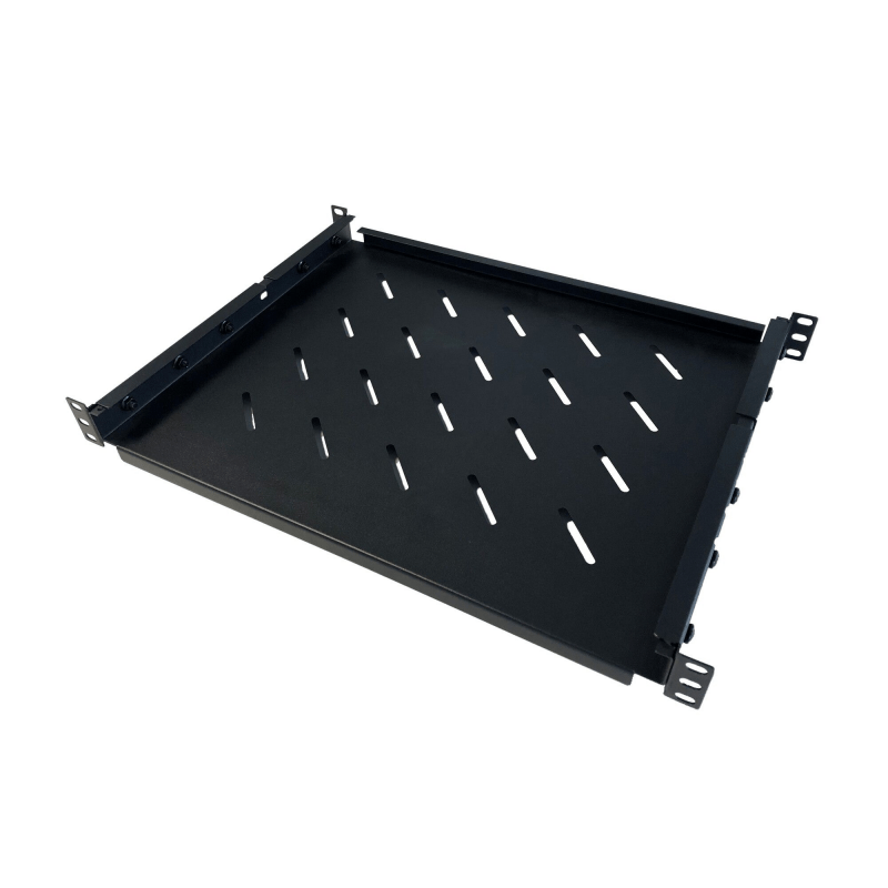 Verstelbaar legbord voor 650mm tot 890mm diepe serverkasten - 1U