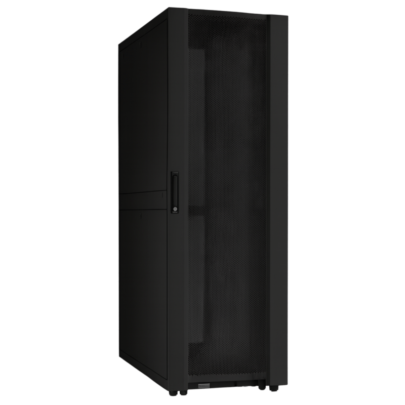 48U Datacenter patchkast met geperforeerde deur 600x1200x2250mm (BxDxH)
