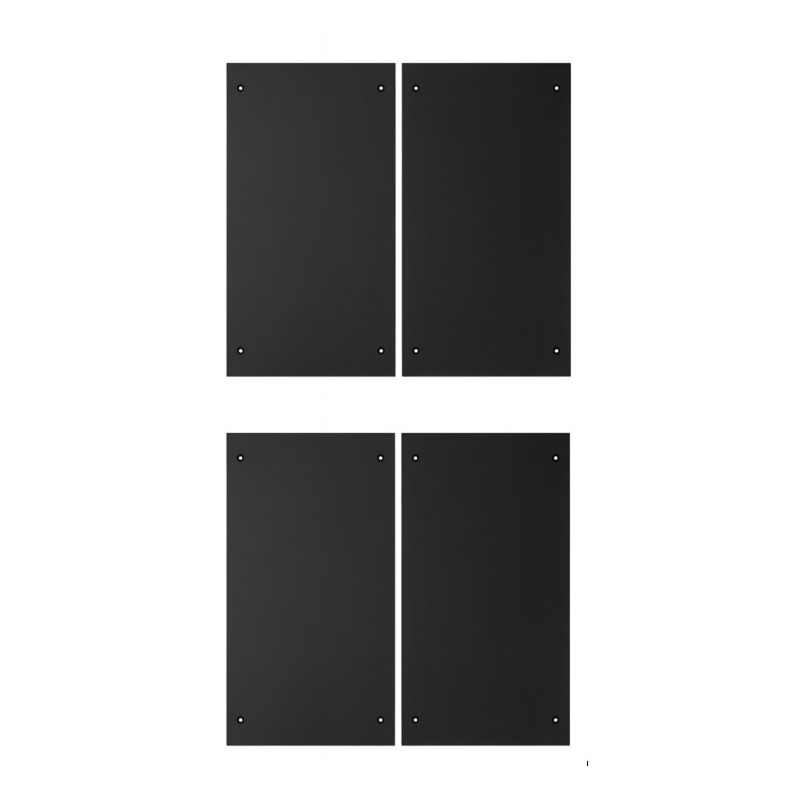 Datacenter set zijpanelen voor 42U kasten, 1200mm diep