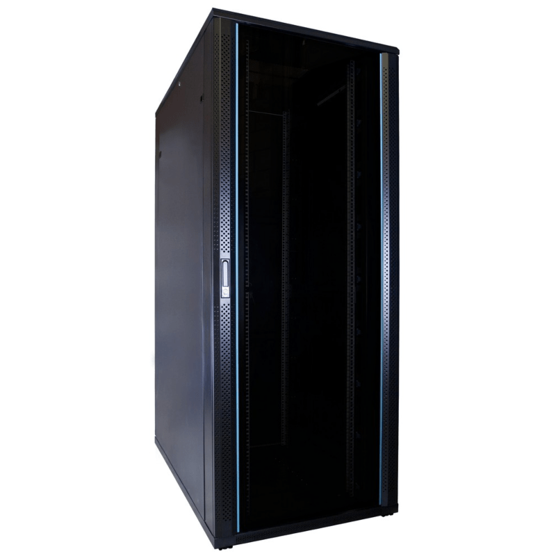 42U patchkast met glazen voordeur (BxDxH) 800x1200x2000mm