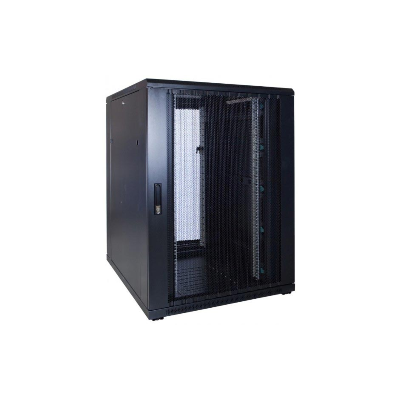 22U patchkast met geperforeerde voordeur (BxDxH) 800x1200x1200mm