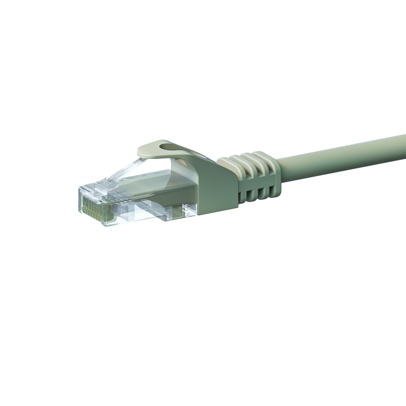 UTP CAT5e patchkabel 2m grijs - 100% koper