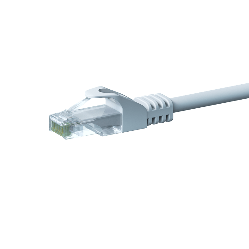 UTP CAT5e patchkabel 5m wit - 100% koper