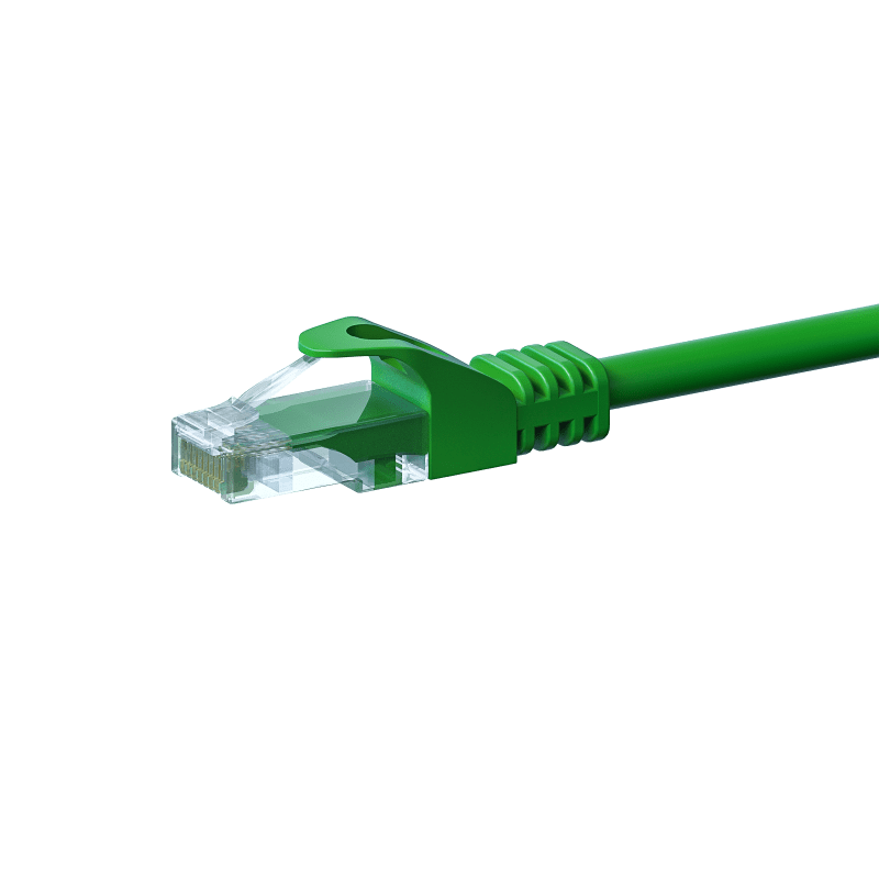 UTP CAT5e patchkabel 10m groen - 100% koper