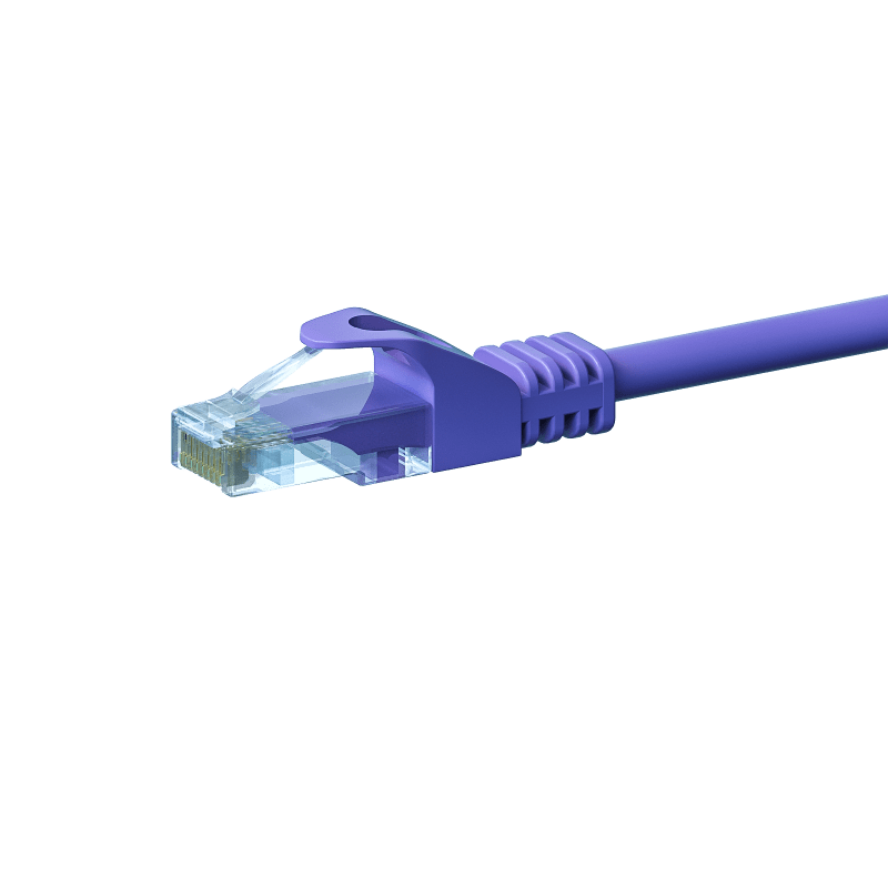 UTP CAT5e patchkabel 50m paars - 100% koper