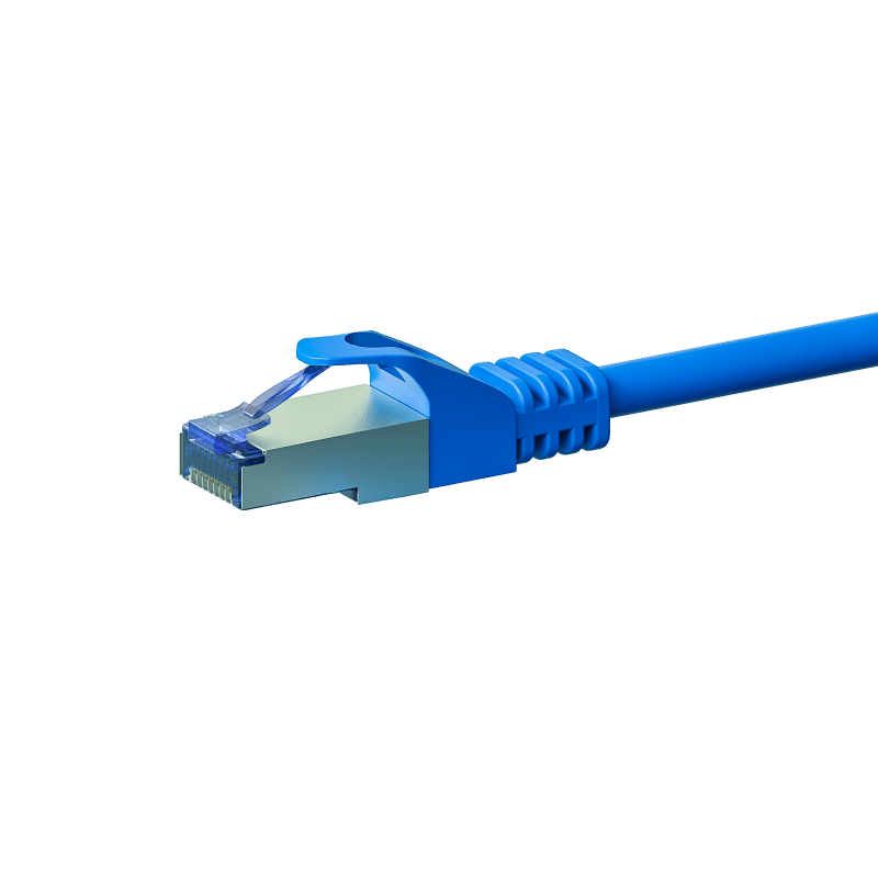 CAT6a S/FTP (PIMF) patchkabel 1m blauw