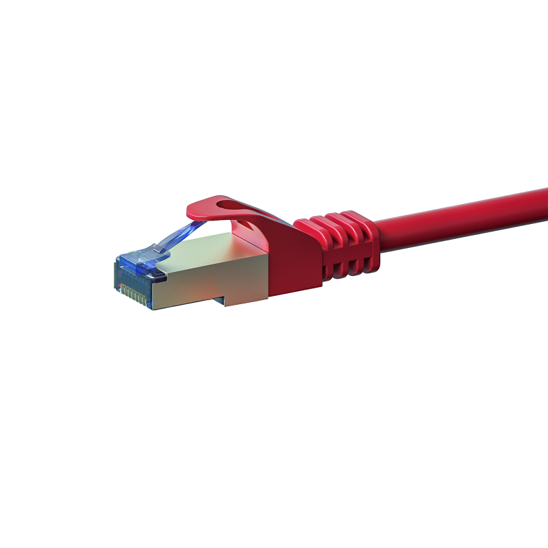 CAT6a S/FTP (PIMF) patchkabel 50m rood