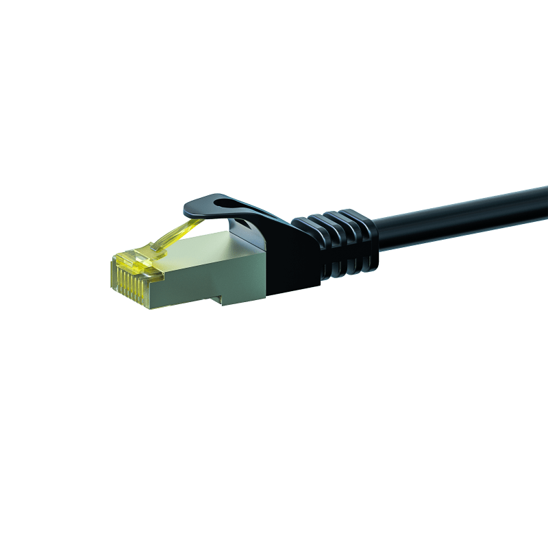 Cat7 S/FTP (PIMF) patchkabel 20m zwart