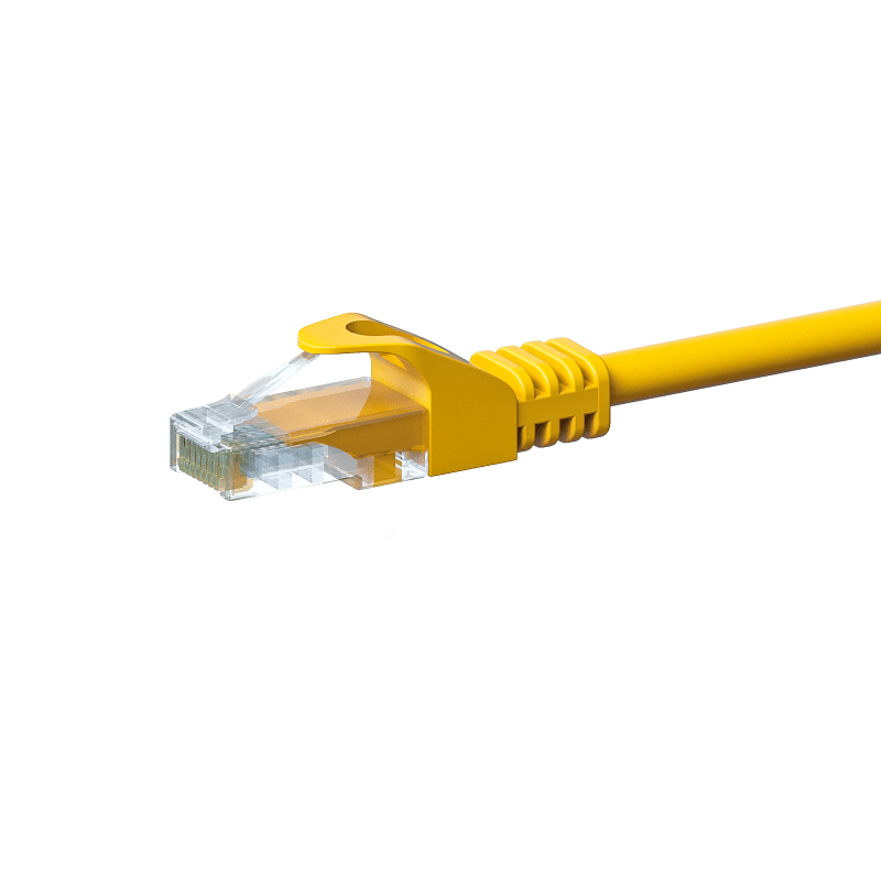 CAT5e patchkabel 1,5m geel - CCA