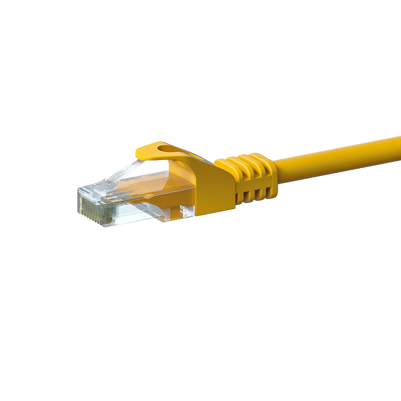 CAT6 patchkabel 1,5m geel - CCA