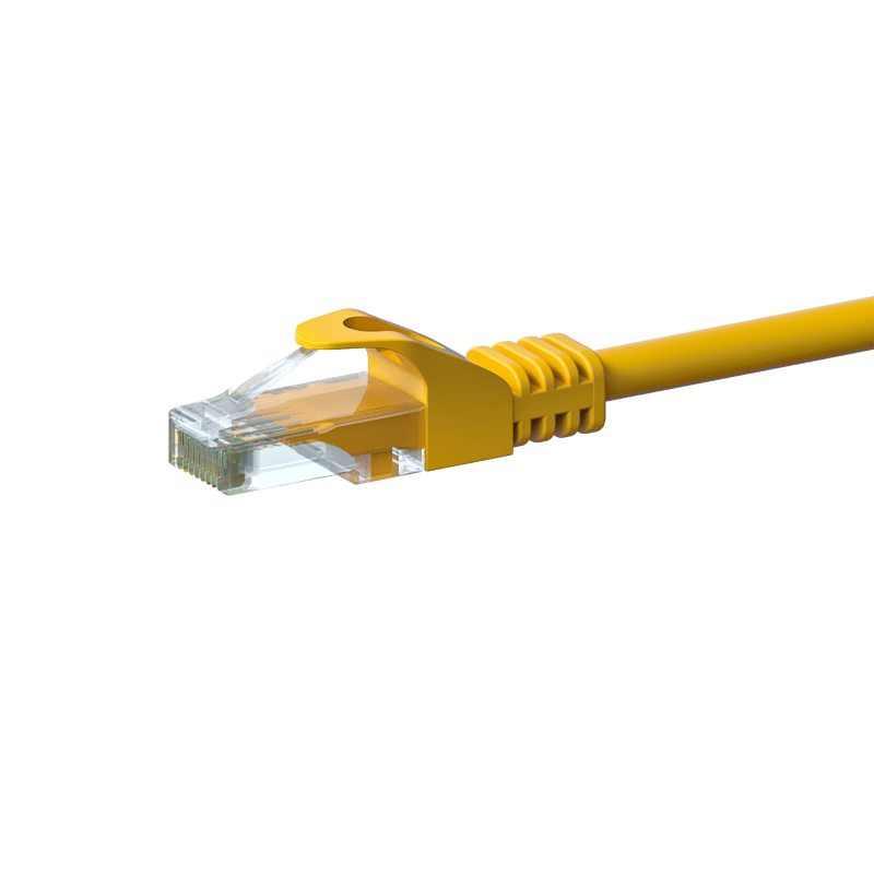 CAT6 patchkabel 2m geel - CCA