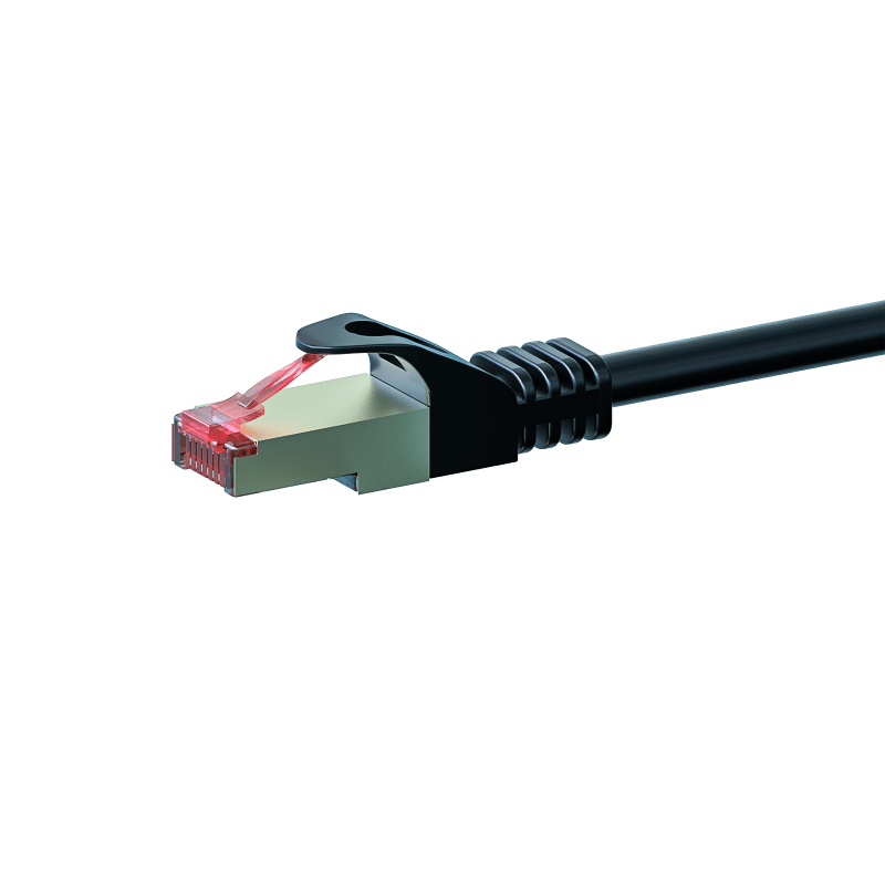 CAT6 S/FTP (PIMF) patchkabel 0,50m zwart 