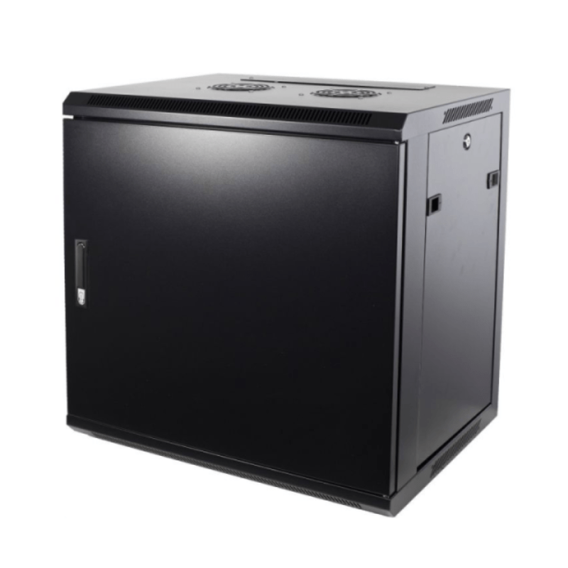 9U wand patchkast met metalen voordeur, 600mm diep