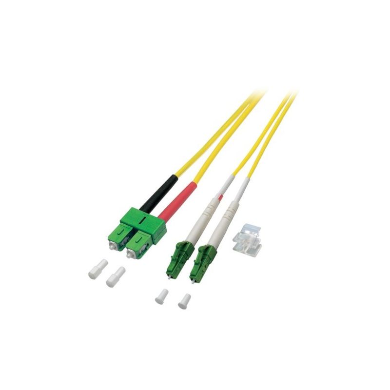 OS2 duplex glasvezel kabel LC/APC-SC/APC 10m