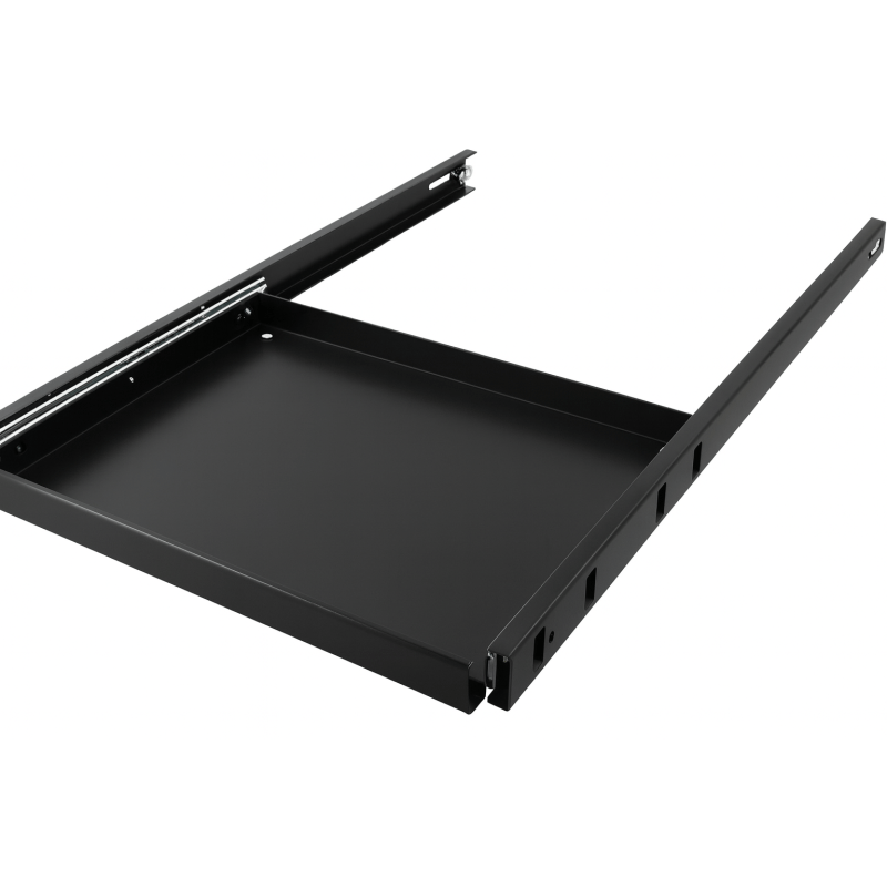 1U, 19 inch uitschuifbaar legbord, voor 1000mm diepe serverkasten
