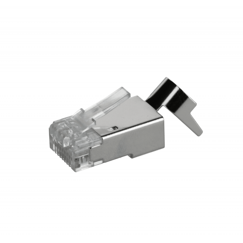 CAT6A Connector RJ45 - Shielded - voor stugge kern
