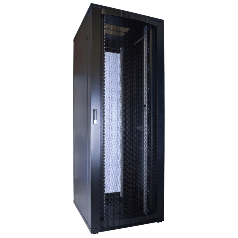 47U patchkast geperforeerde voordeur 800x1200x2200mm (BxDxH)