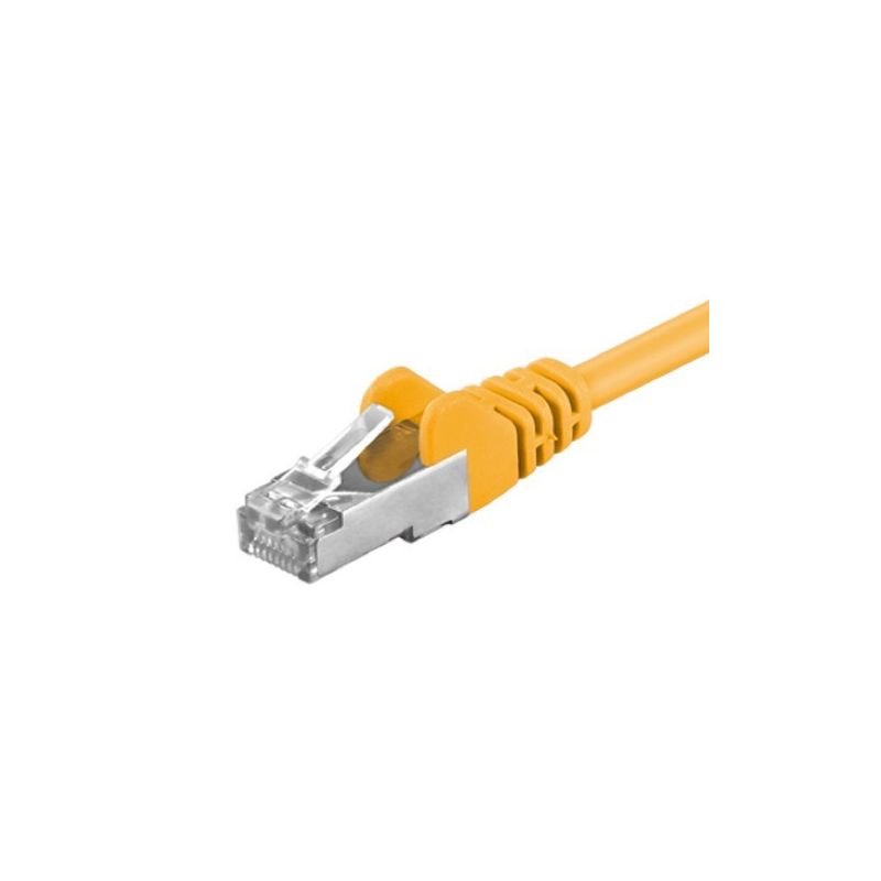 CAT5e FTP patchkabel 0,5m geel