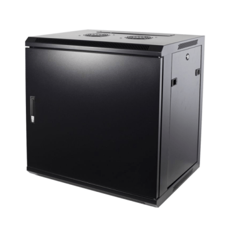 9U wand patchkast met metalen voordeur, 600mm diep