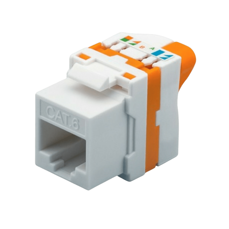 Cat6 UTP Keystone Connector - Toolless Twist