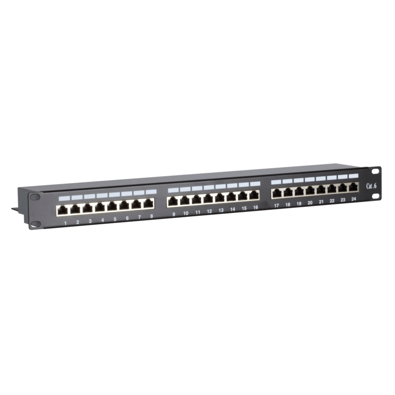 Patchpaneel Cat6 FTP 24 poorts