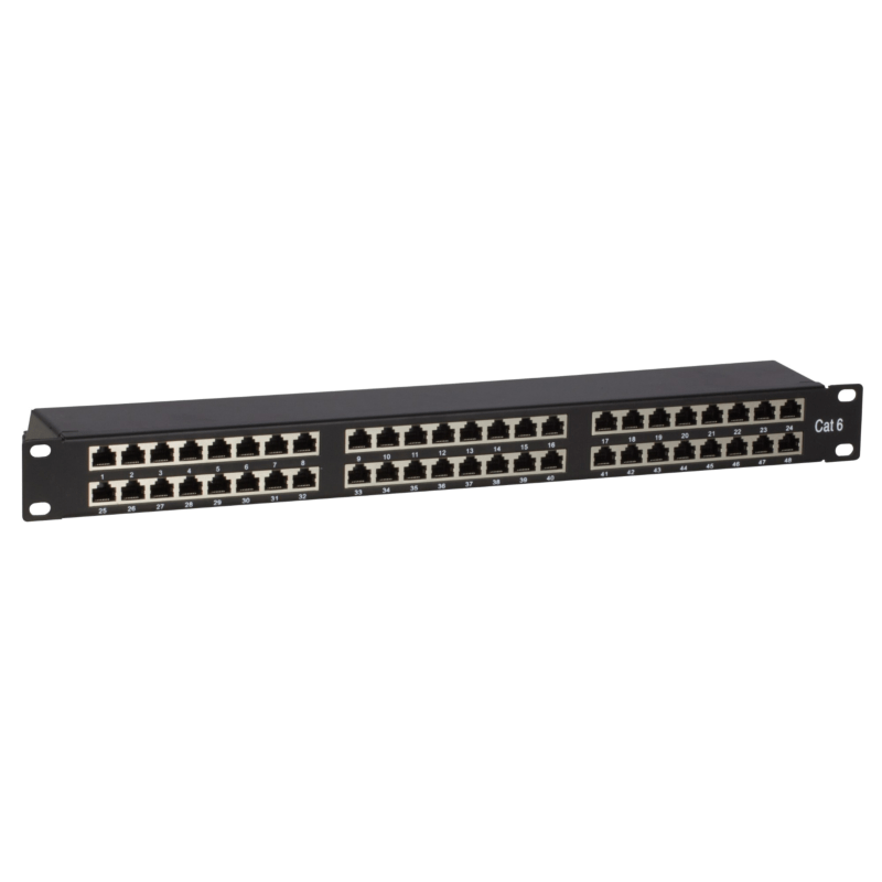 Patchpaneel Cat6 FTP 48 poorts