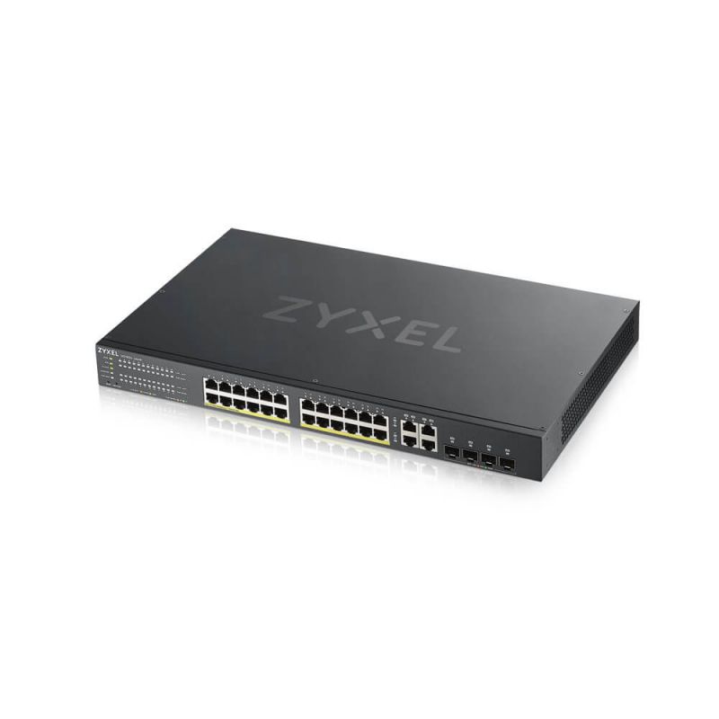 24 Ports gigabit managed POE switch - Zyxel