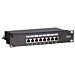 10 inch CAT6 FTP patchpaneel - 8 poorts